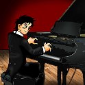 Image From Family Matters  Nick Feraducci at the piano.